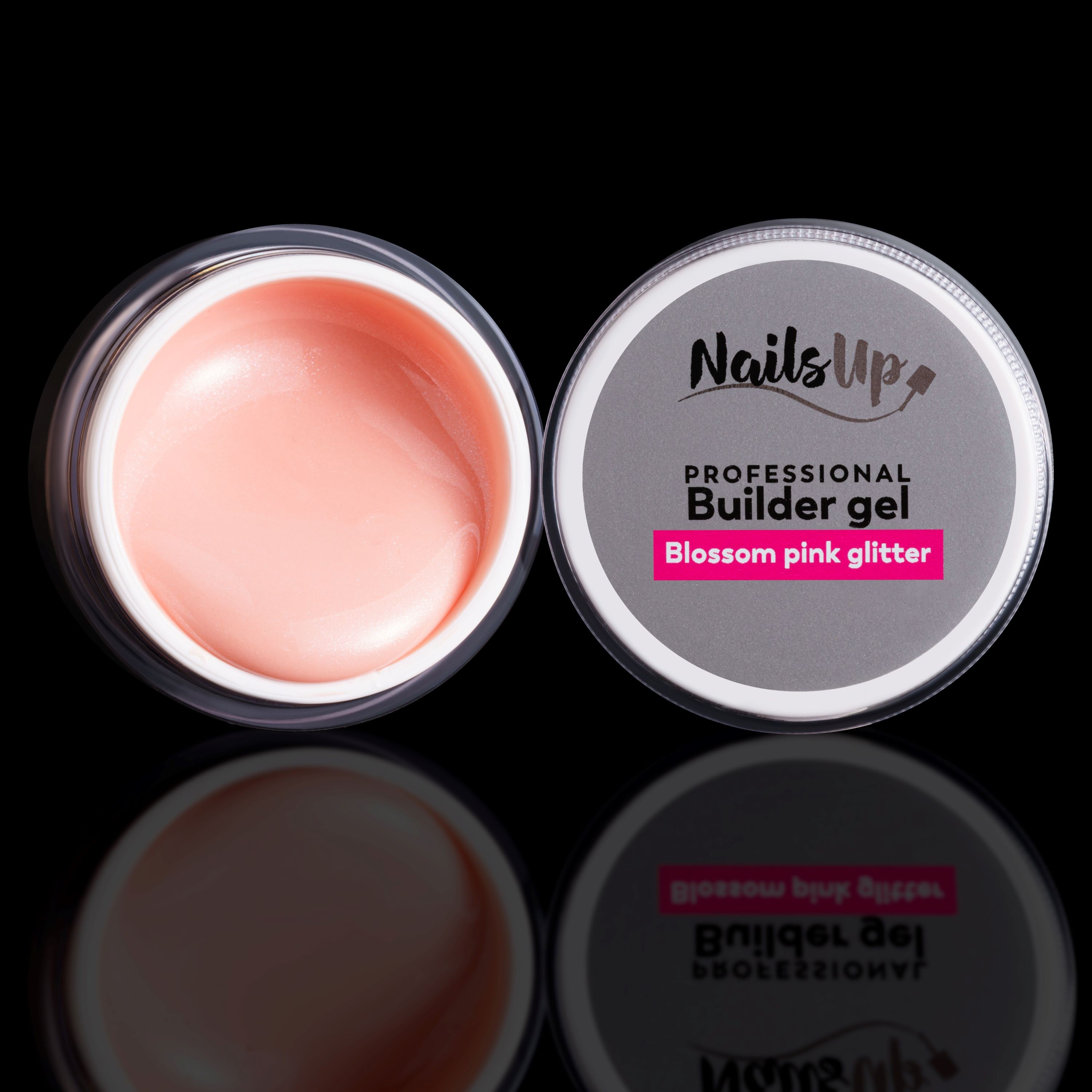 Gel UV Constructie NAILSUP Blossom Pink Glitter 50g