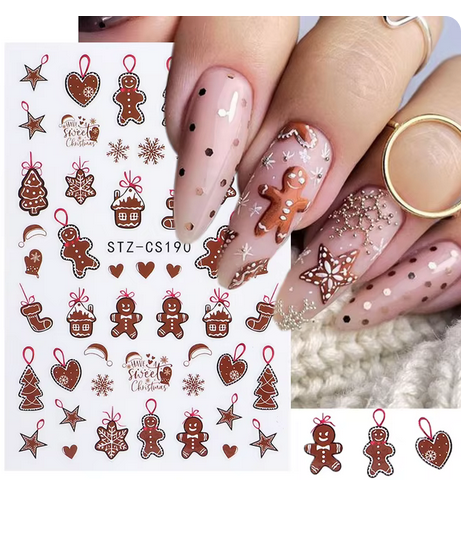 Sticker pentru unghii nail art Christmas STZ-CS190