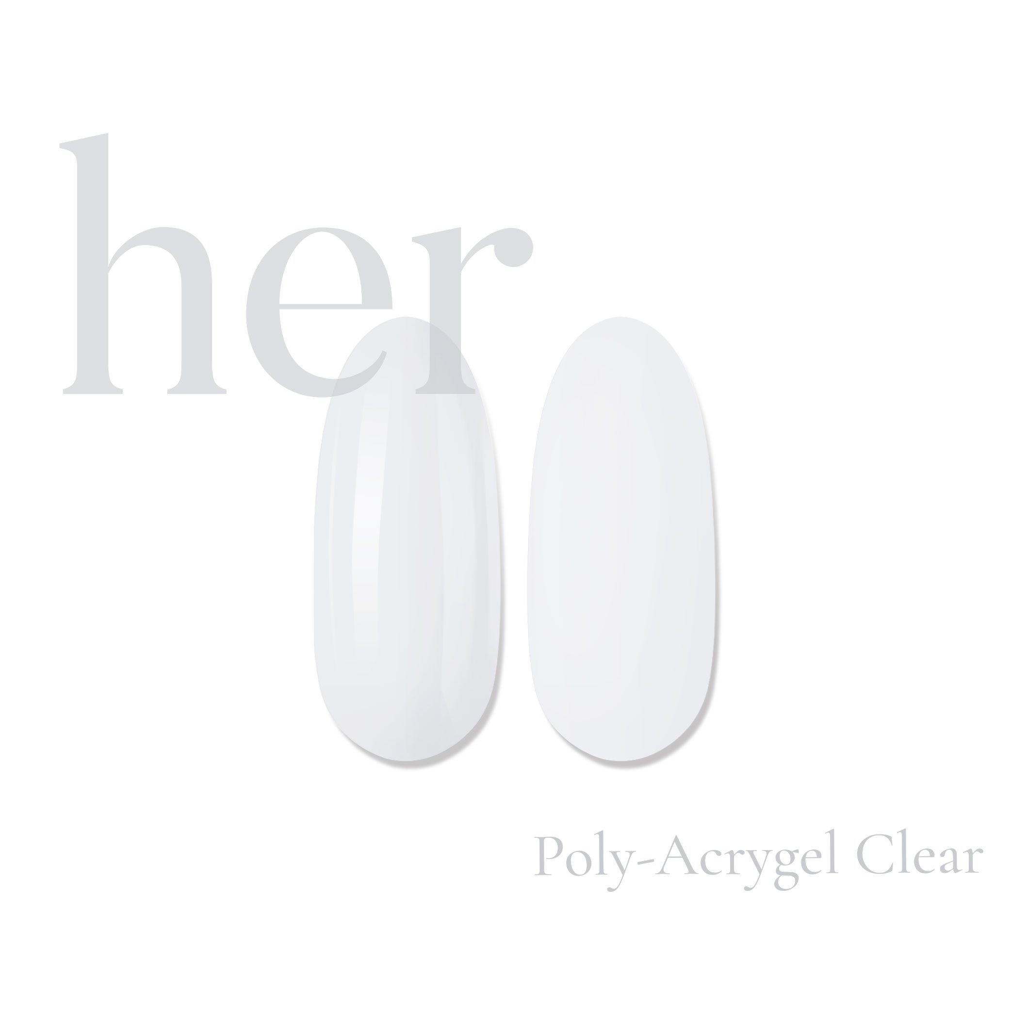 Poly-Acrygel Her Clear 30g