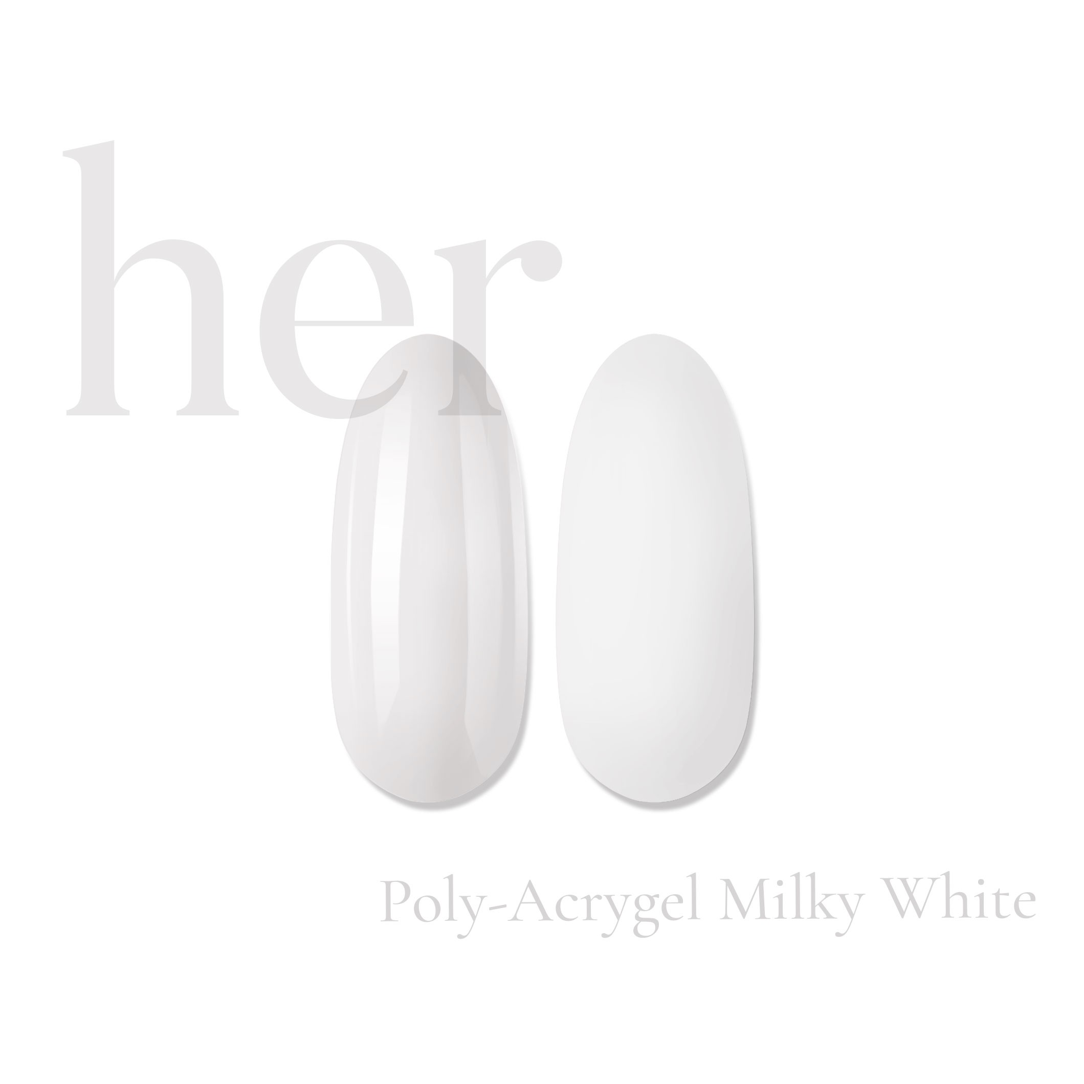 Poly-Acrygel Her Milky white 30g