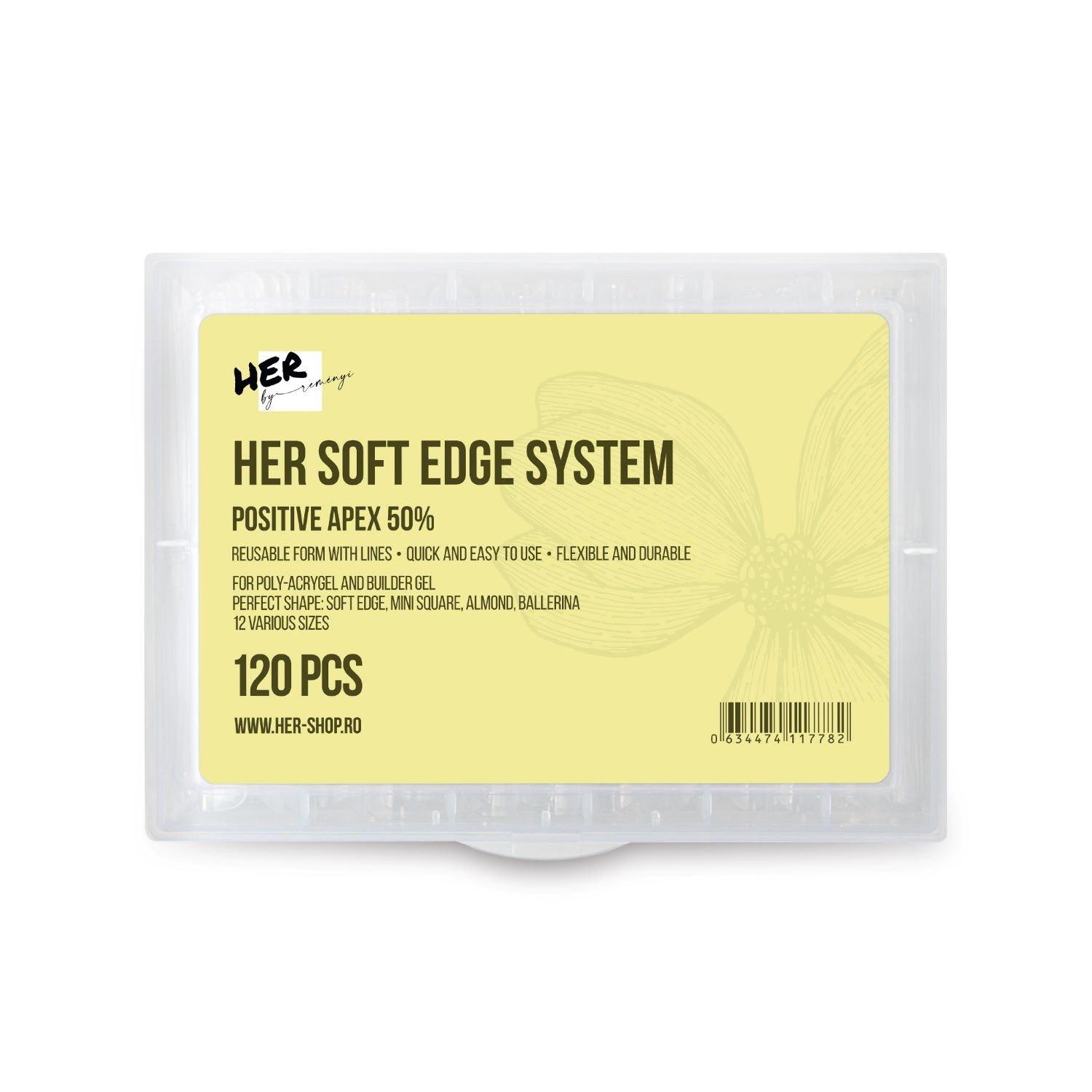 Tipsuri reutilizabile HER Soft Edge System 120 buc