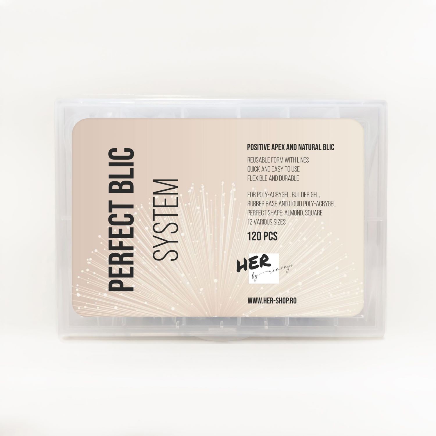 Tipsuri reutilizabile HER Perfect Blic System 120 buc