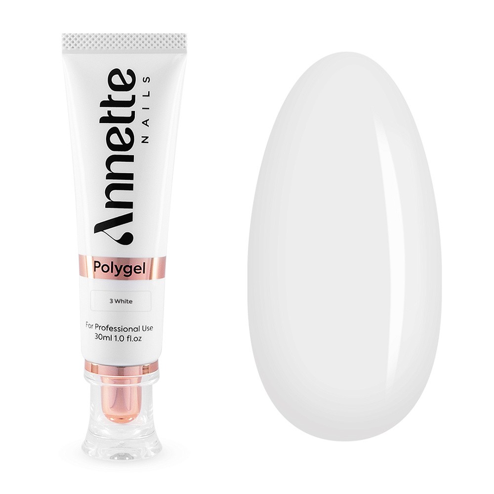 Polygel Annette Nails PG-03  - Cover 3 - White, 30 ml