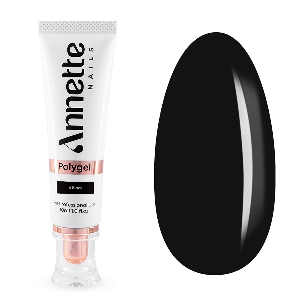 Polygel Annette Nails PG-04 - Cover 4 - Black, 30 ml