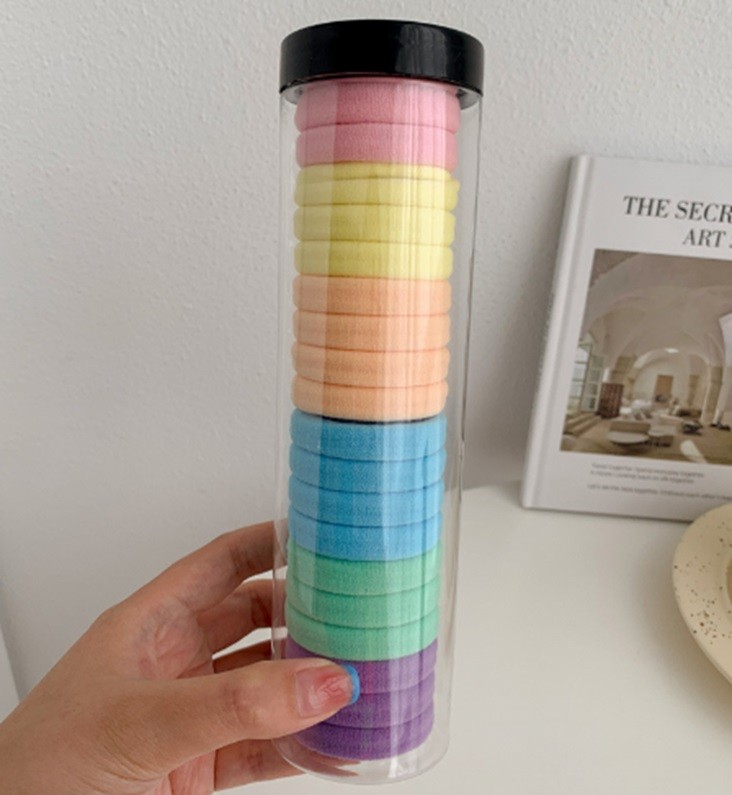 Set 20 Elastice pentru Par Multicolore