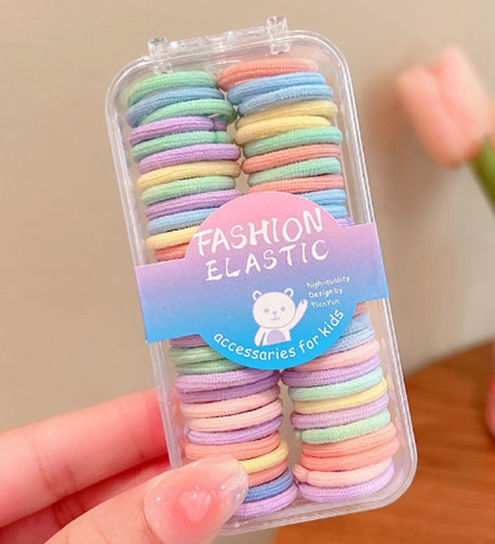 Set 100 Elastice Medii pentru Par - M3