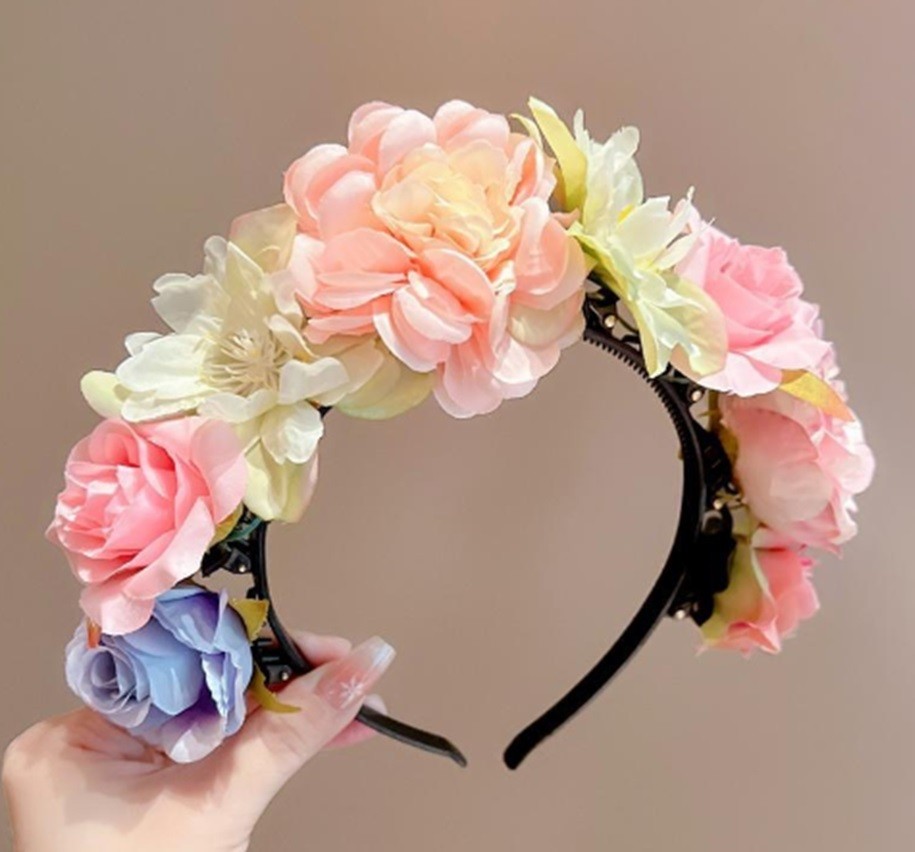 Cordeluta pentru Par Model Floral - M1
