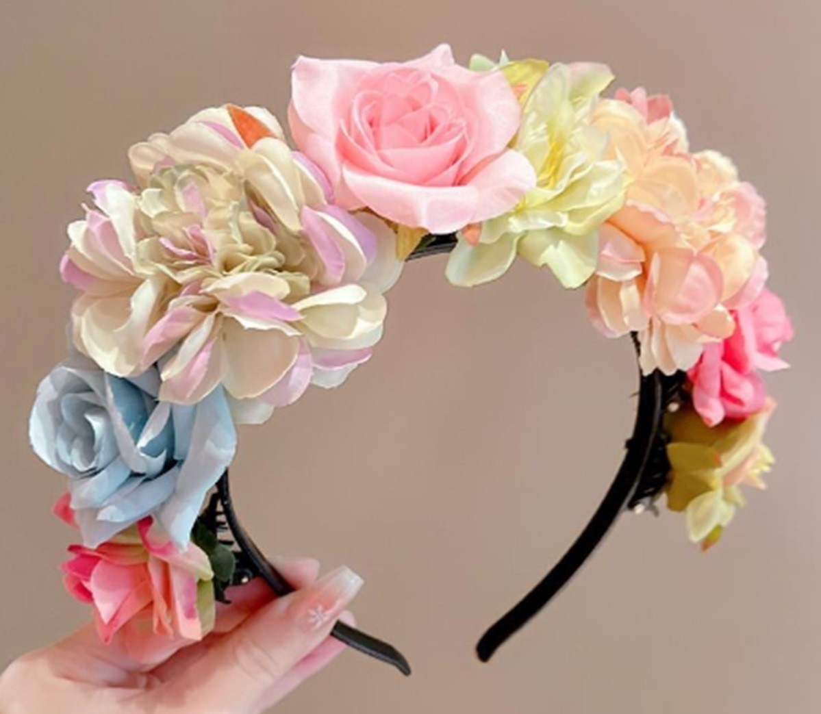 Cordeluta pentru Par Model Floral - M3