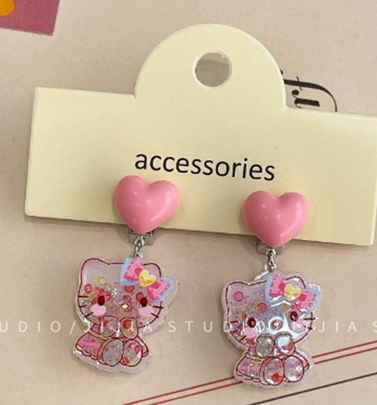 Cercei cu clips pentru Copii Model Pisicuta