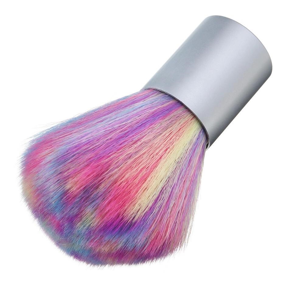 Pămătuf Unghii NAILSUP Rainbow Profesional pentru Îndepărtarea Prafului și Curățare Manichiură