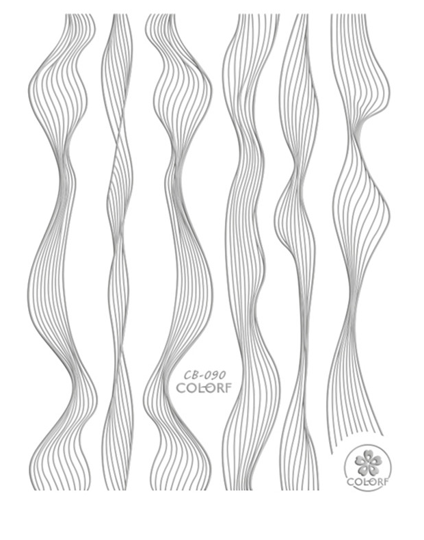 Sticker Unghii Silver - CB090