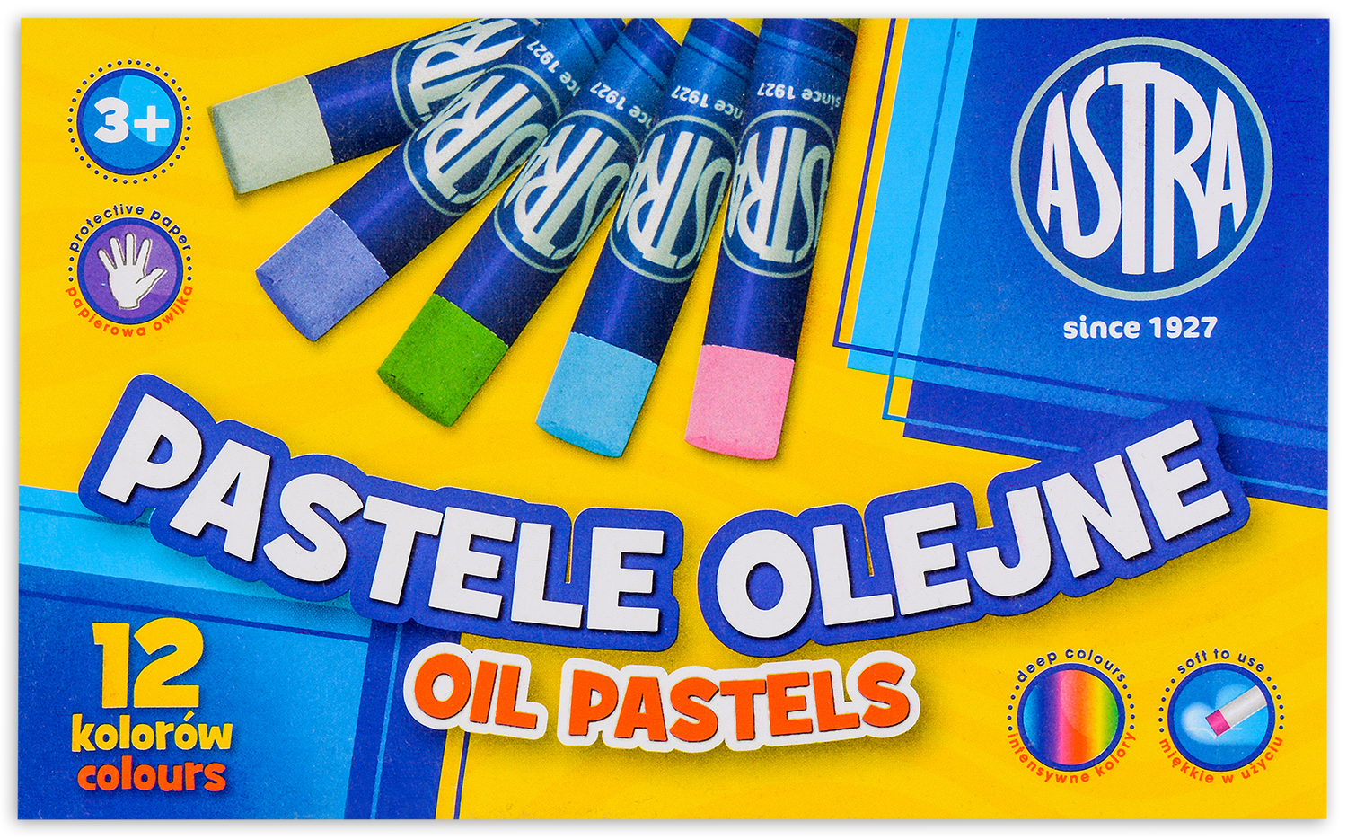 Pasteluri uleioase Astra - 12 culori