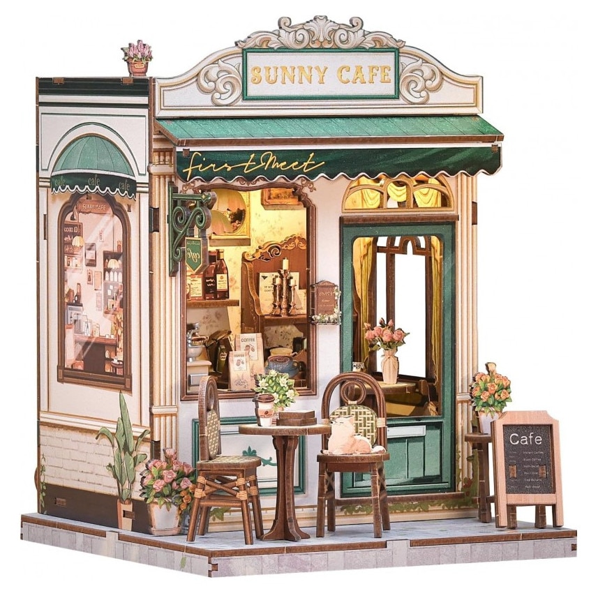 Model de asamblat CuteBee - Sunny Cafe