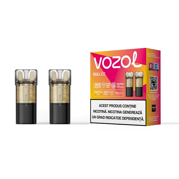 Set 2 cartuse Vozol Switch Pro 800 20mg - Bull ICE