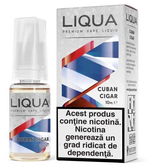 Liqua Elements 10ml - Cuban Cigar-06mg*