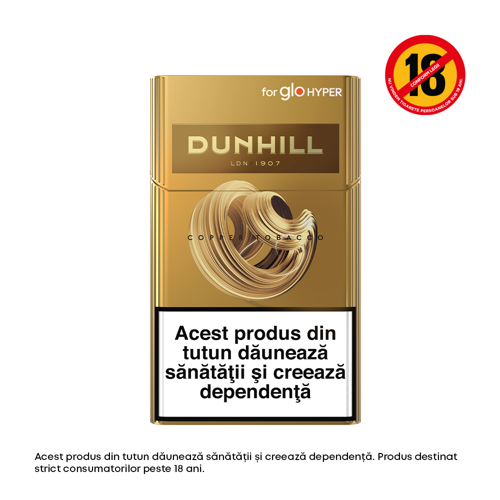 Pachet Dunhill designed for glo Copper Tobacco (20 sticks)