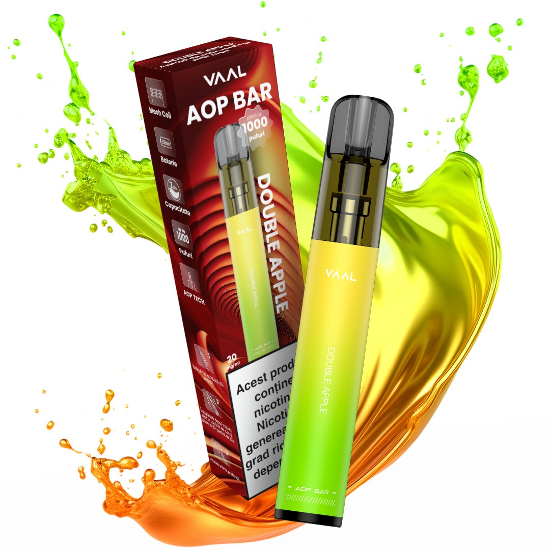 Kit VAAL AOP Bar 1000 pufuri 20mg - Double Apple*