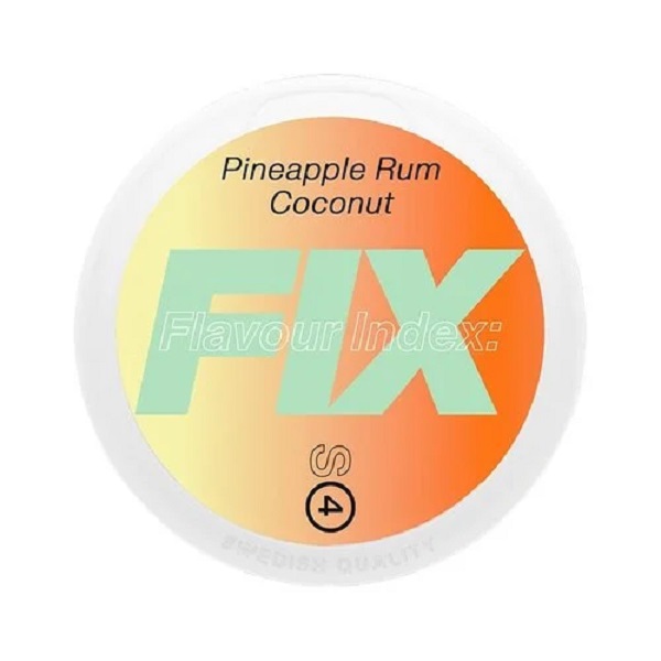 Pouch Nicotina FIX 9.8mg - Pineapple Rum Coconut
