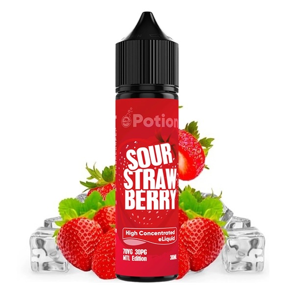 Lichid Smokemania 30ml - Sour Strawberry