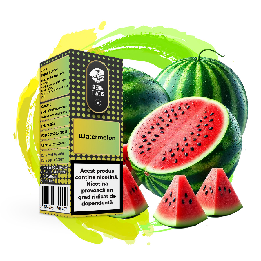 Lichid GuerraLiq 10ml 12mg - Watermelon