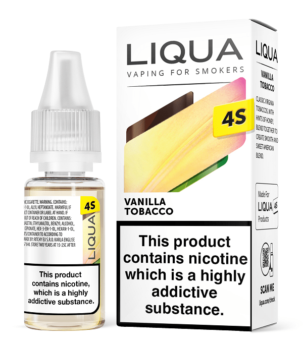 Lichid Liqua 4S 10ml-Vanilla Tobacco