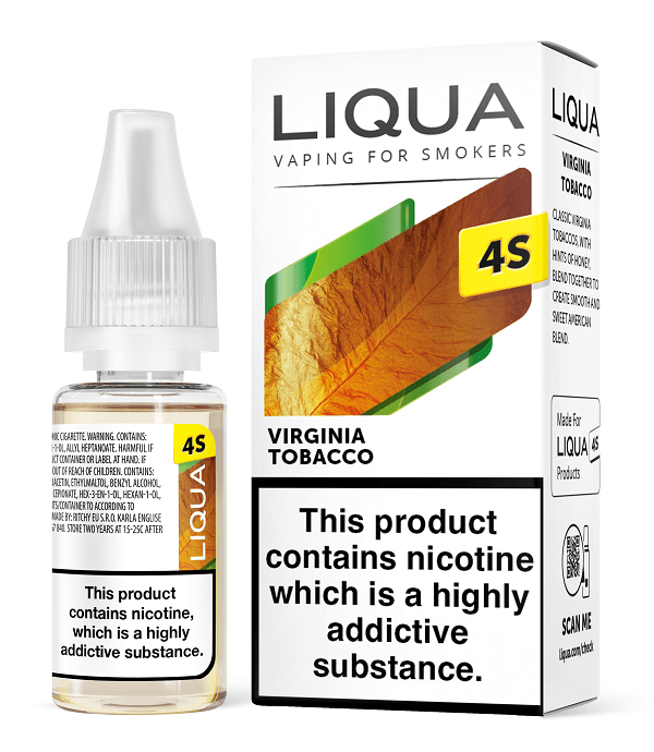 Lichid Liqua 4S 10ml-Virginia Tobacco