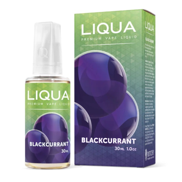 Liqua 30ml - 0% nicotina-Blackcurrant