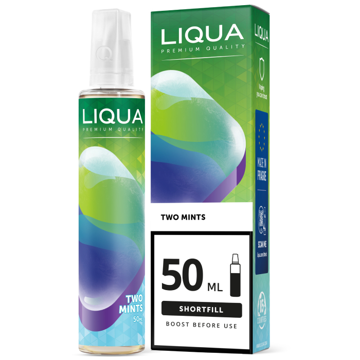 Liqua Shortfill 50ml - Two Mints