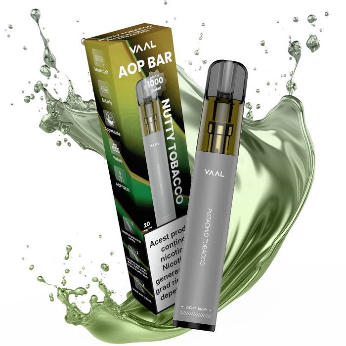 Kit VAAL AOP Bar 1000 pufuri 20mg - Nutty Tobacco
