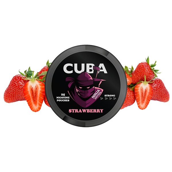 Pouch nicotina Cuba Ninja - Strawberry
