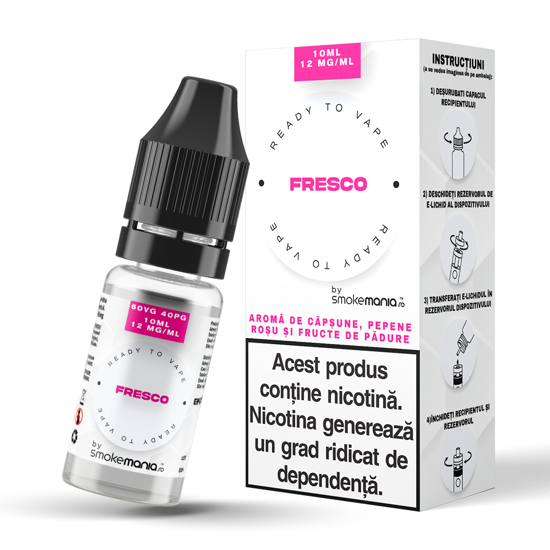 Lichid SmokeMania 10ml - Fresco - 12mg