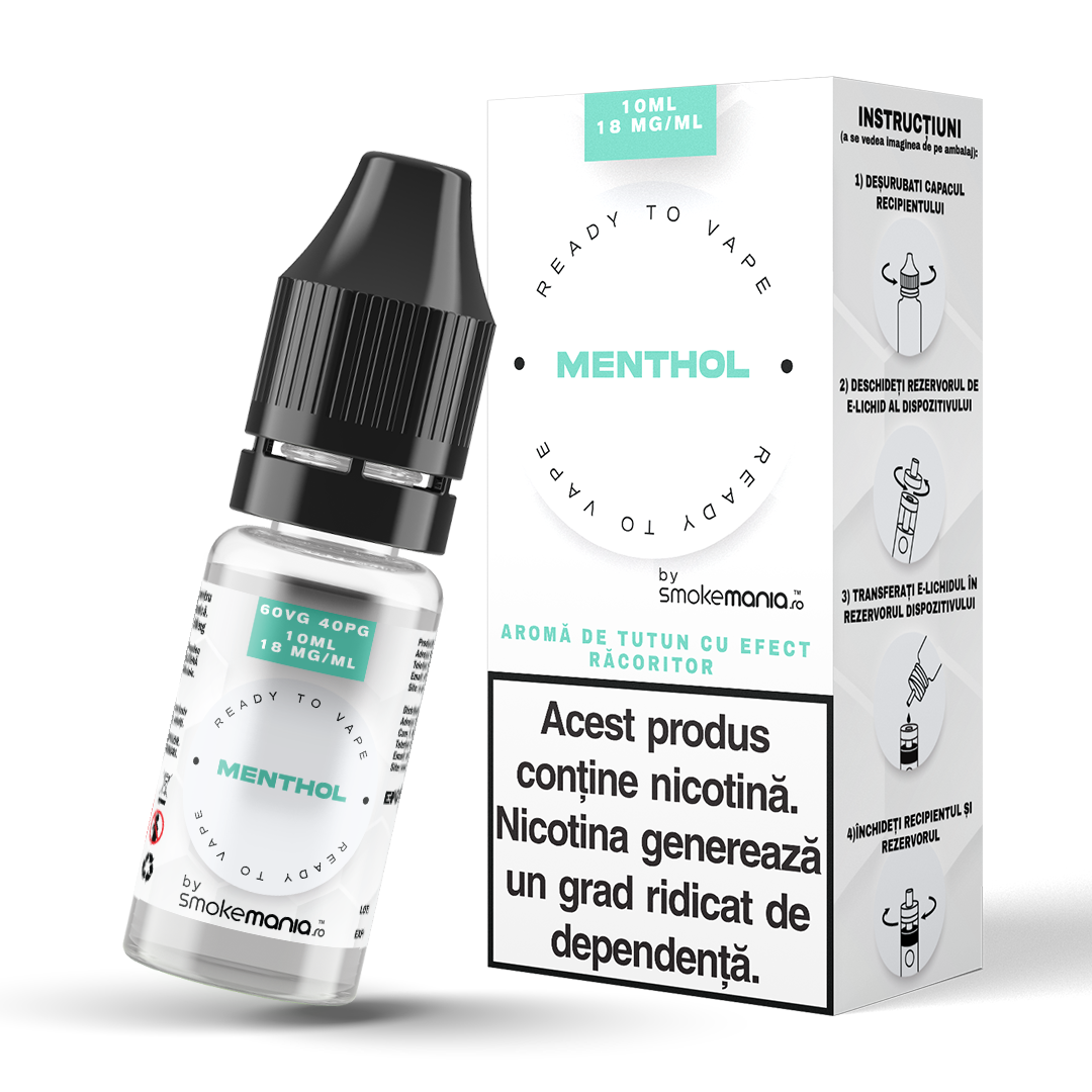 Lichid SmokeMania 10ml - Menthol - 18mg
