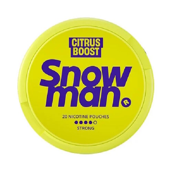 Pouch nicotina Snowman 12mg - Citrus Boost