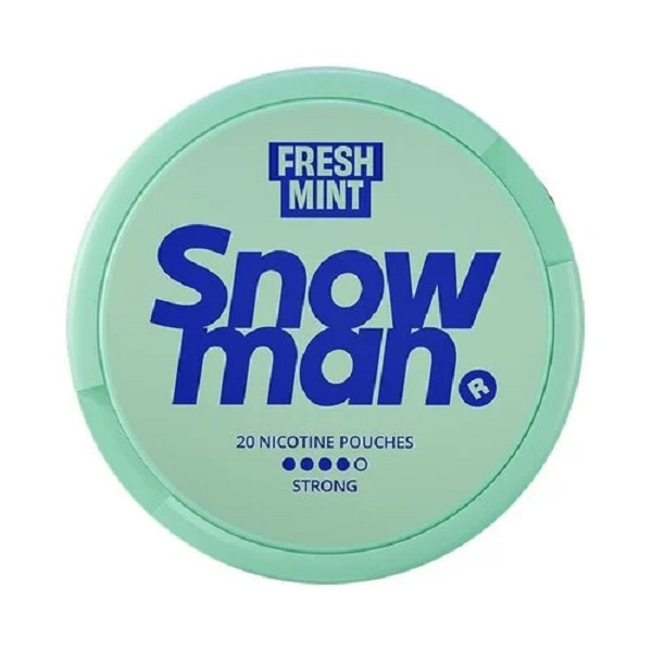 Pouch nicotina Snowman 12mg - Fresh Mint