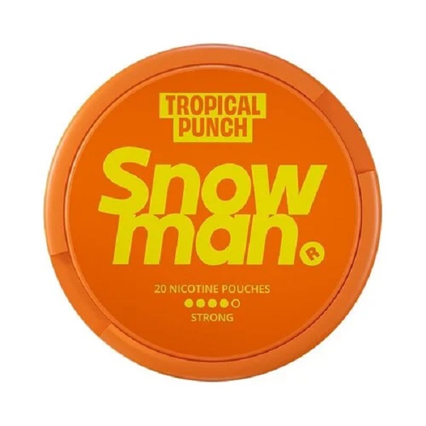 Pouch nicotina Snowman 12mg - Tropical Punch