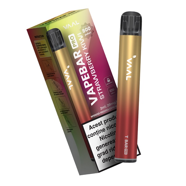 Kit Vapebar PRO 800 pufuri 20mg - Strawberry Kiwi