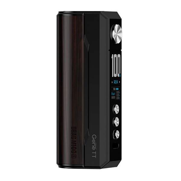 Mod Voopoo Drag M100S-Black and Darkwood