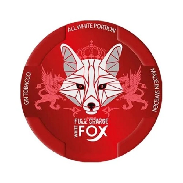 Pouch nicotina White Fox 12.4mg - Full Charge