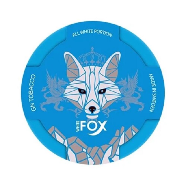 Pouch nicotina White Fox 12mg - Mint