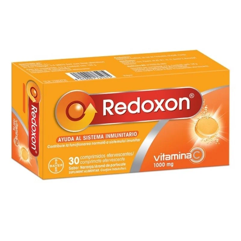 Vitamina C 1000 mg, 30 comprimate efervescente, Redoxon