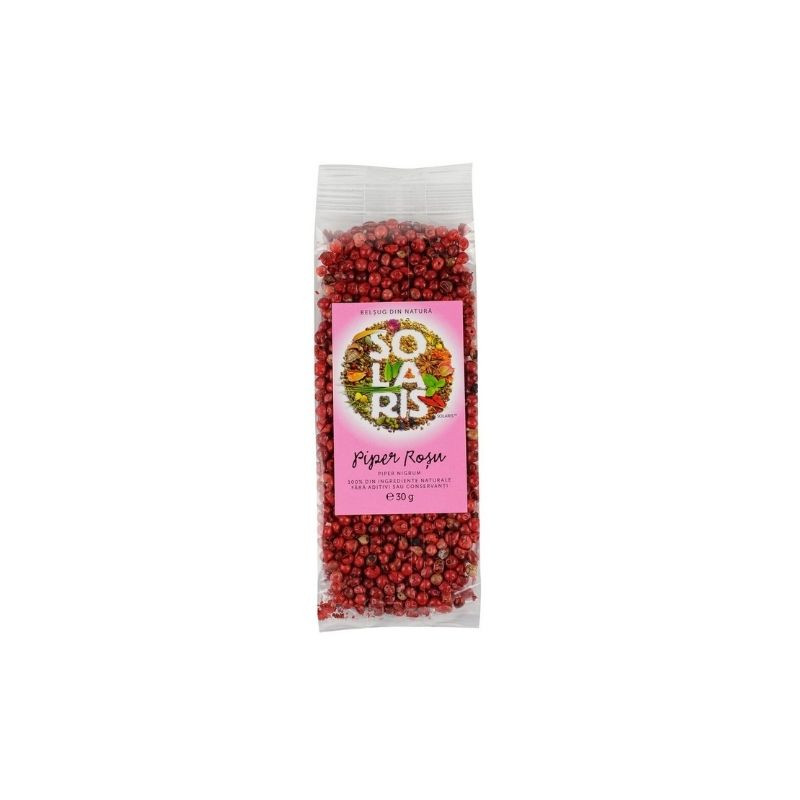 SOLARIS Piper boabe rosu, 30g