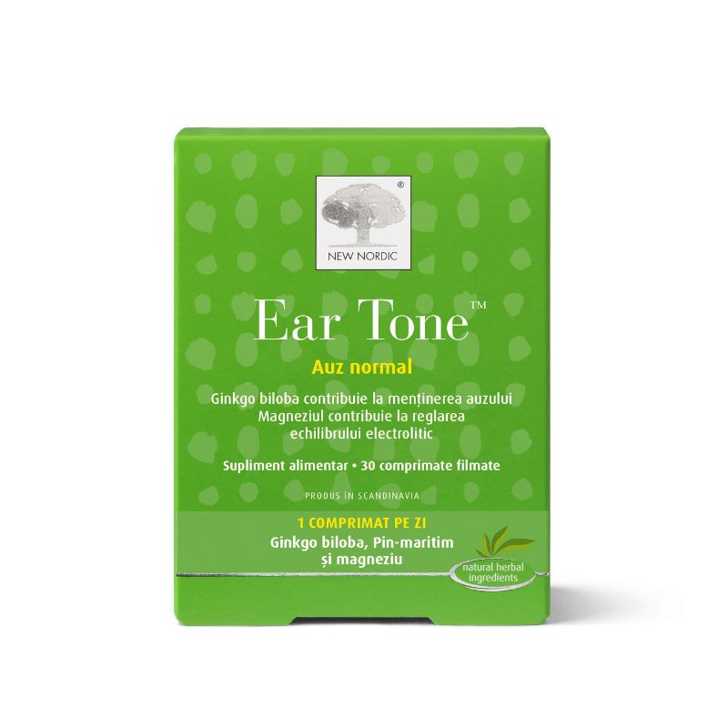 Ear Tone, 30 comprimate filmate, New Nordic