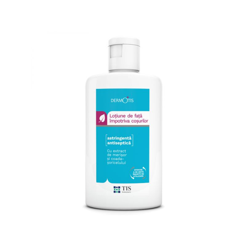 Lotiune de fata impotriva cosurilor DermoTis, 60 ml, Tis Farmaceutic