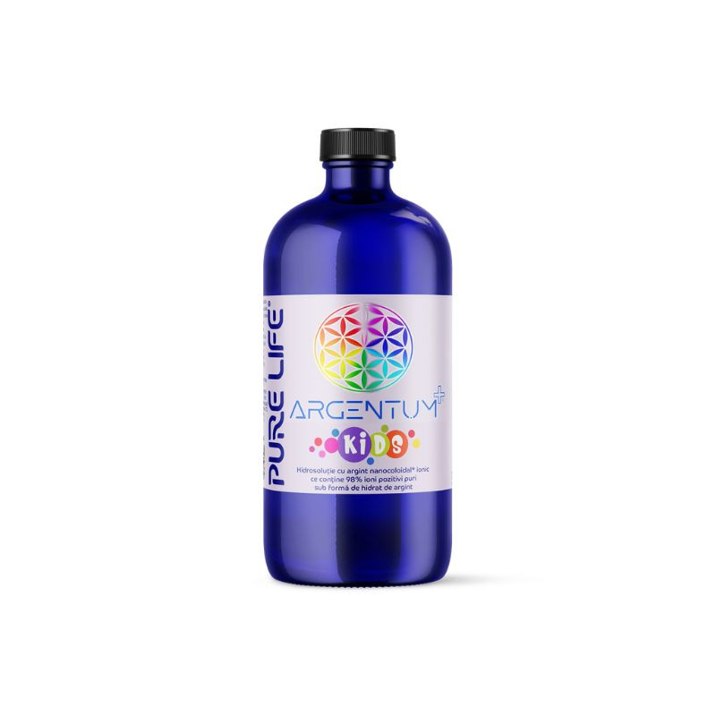 Argint nanocoloidal Argentum+ Kids, 480ml, Pure Life