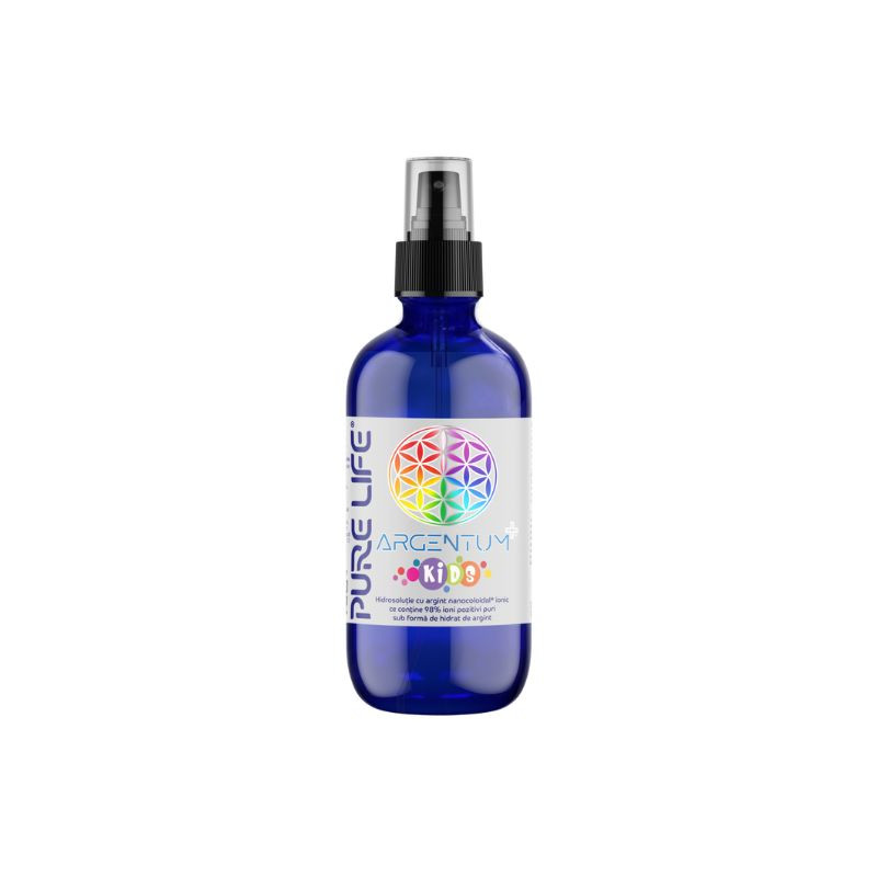 Argint nanocoloidal Argentum+ Kids, 120ml, Pure Life