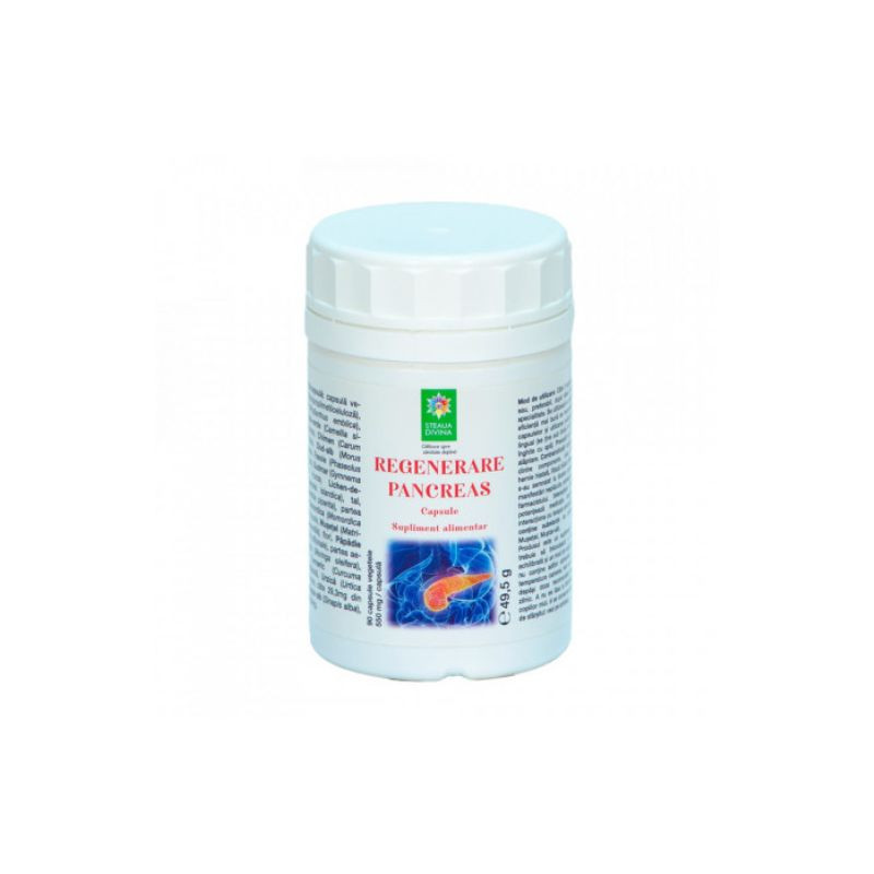 Steaua Divina Regenerare Pancreas, 90 capsule