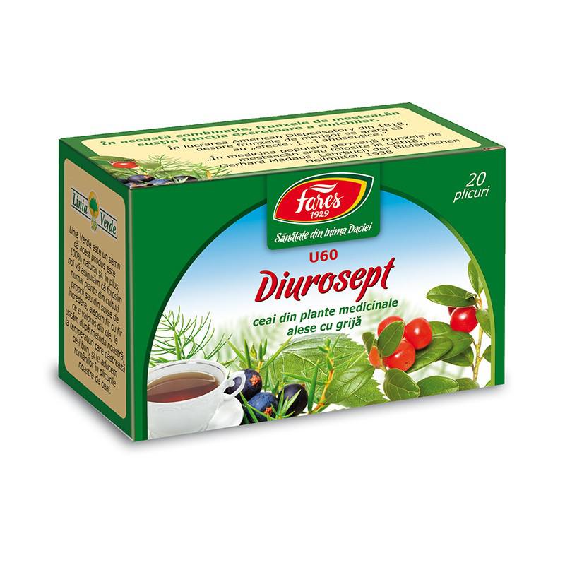 Ceai Diurosept, 20 pliculete, Fares