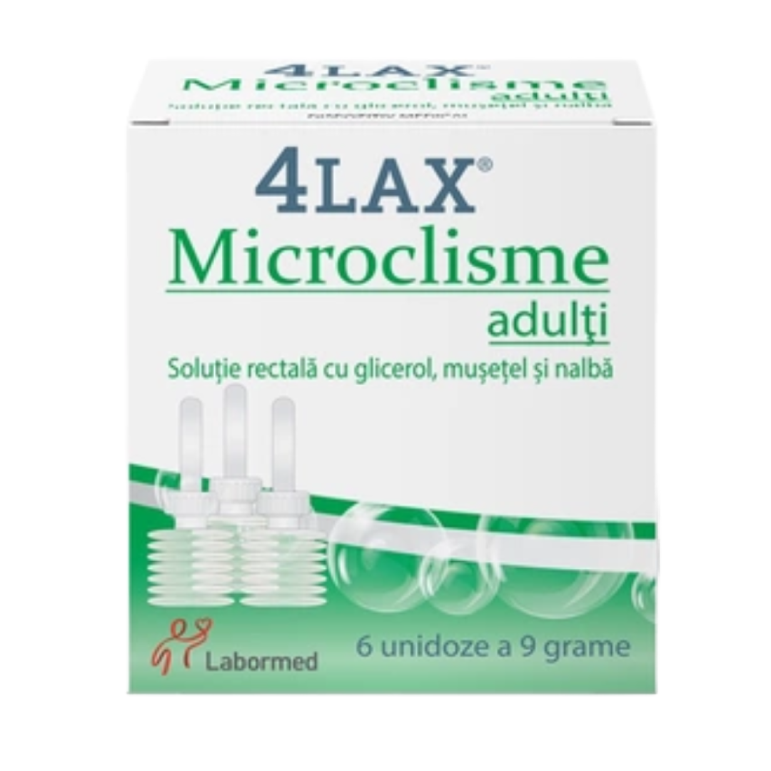 Microclisme adulti 4Lax, 6 unidoze, Labormed