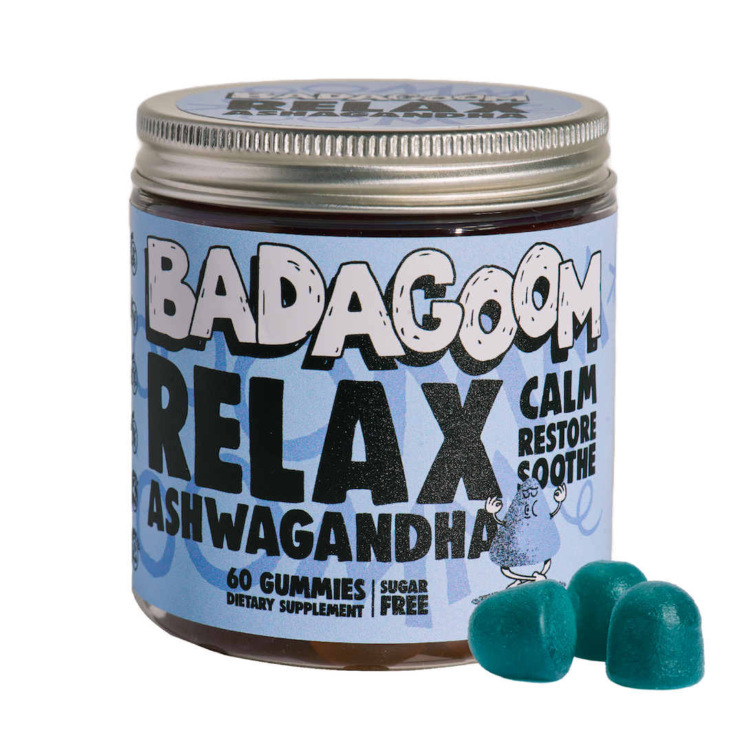 Relax Ashwagandha, 60 drajeuri gumate, Badagoom