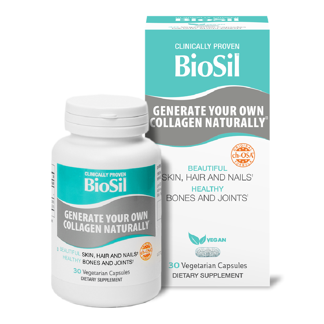 Colagen natural, 30 capsule vegane, Biosil